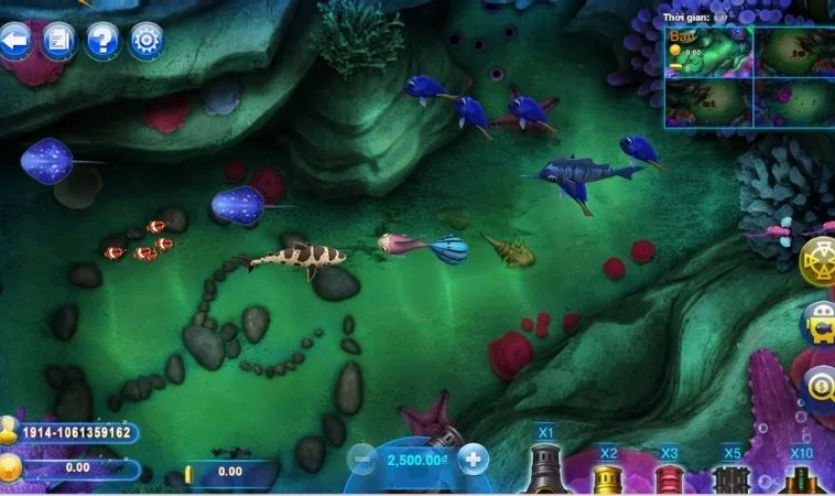 Bắn Cá Đại Dương MMLive Chinh Phục Biển Sâu Rinh Thưởng Bạc Tỷ 2 Giao diện chơi Bắn Cá Đại Dương MMLive