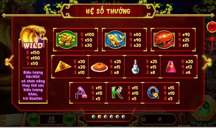 Khám Phá Nổ Hũ Xin Xăm MMLive Giải Mã Quẻ Thưởng Tiền Tỷ 2 Hệ số thưởng trong game Nổ Hũ Xin Xăm MMLive