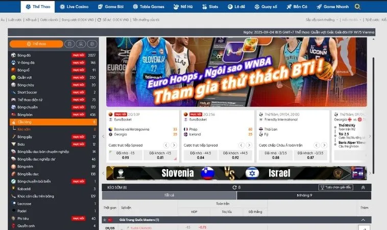 Bật Mí Chiến Thuật Cá Cược Cầu Lông MMLive Bất Bại Cho Người Mới 2 Giao diện chơi cá cược cầu lông MMLive