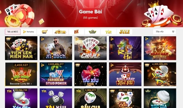 Nhà cái MMLive có nhiều thể loại game hấp dẫn để người chơi trải nghiệm