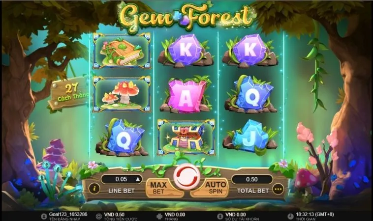 Khám Phá Nổ Hũ Rừng Xanh MMLive Săn Thưởng Từ Chúa Tể 2 Giao diện chơi Nổ Hũ Rừng Xanh MMLive