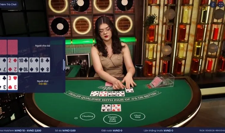 Bàn chơi Xì Tố MMLive